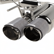 Kooks 18-24 Ford Mustang GT 5.0 3in. Valved Shotgun Cat-Back Exhaust - Carbon Tips