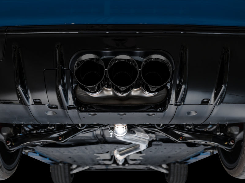 AWE Tuning 2023 Honda Civic Type R FL5 Touring Edition Exhaust w/ Triple Diamond Black Tips - Striker Modified