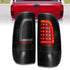 ANZO 1997-2003 Ford F-150 LED Tail Lights w/ Light Bar Black Housing Smoke Lens - Striker Modified