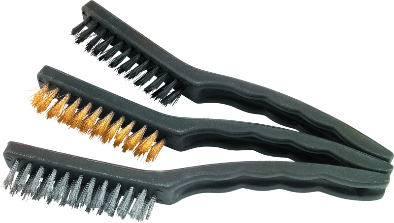 BikeMaster 3-pc Nylon/Wire Brush Set - Striker Modified