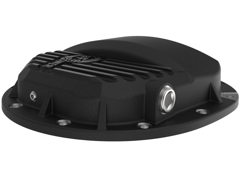 aFe Power Pro Series AAM 9.5/9.76 Rear Diff Cover Black w/Mach Fins 14-19 GM Silverado/Sierra 1500 - Striker Modified
