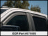 EGR 2019 Chevy 1500 Crew Cab In-Channel Window Visors - Matte - Striker Modified