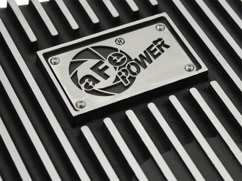aFe Power Transmission Pan Black Machined 11-14 Ford 6R140 Trucks V8 6.7L (td) - Striker Modified