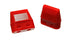 Energy Suspension Ft Axle Bump Stop Set - Red - Striker Modified