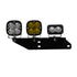Baja Designs 17-18 F-150 Raptor Fog Light & Sportsmen Fog Pocket Kit - Amber - Striker Modified