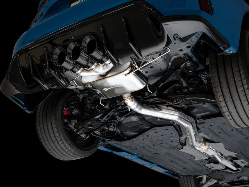 AWE Tuning 2023 Honda Civic Type R FL5 Touring Edition Exhaust w/ Triple Diamond Black Tips - Striker Modified
