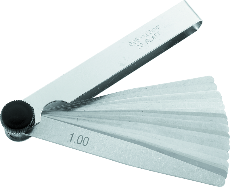 BikeMaster 20-Blade Metric Feeler Gauge Set - Striker Modified