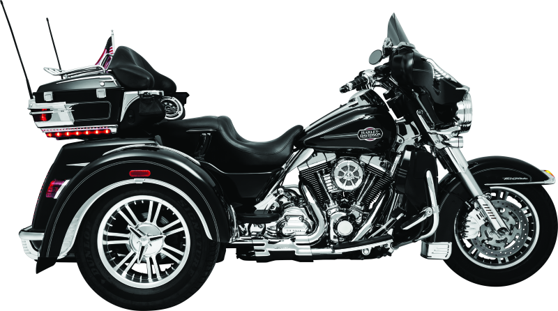 Kuryakyn Lower Leg Deflector Shields 00-13 Touring Chrome - Striker Modified