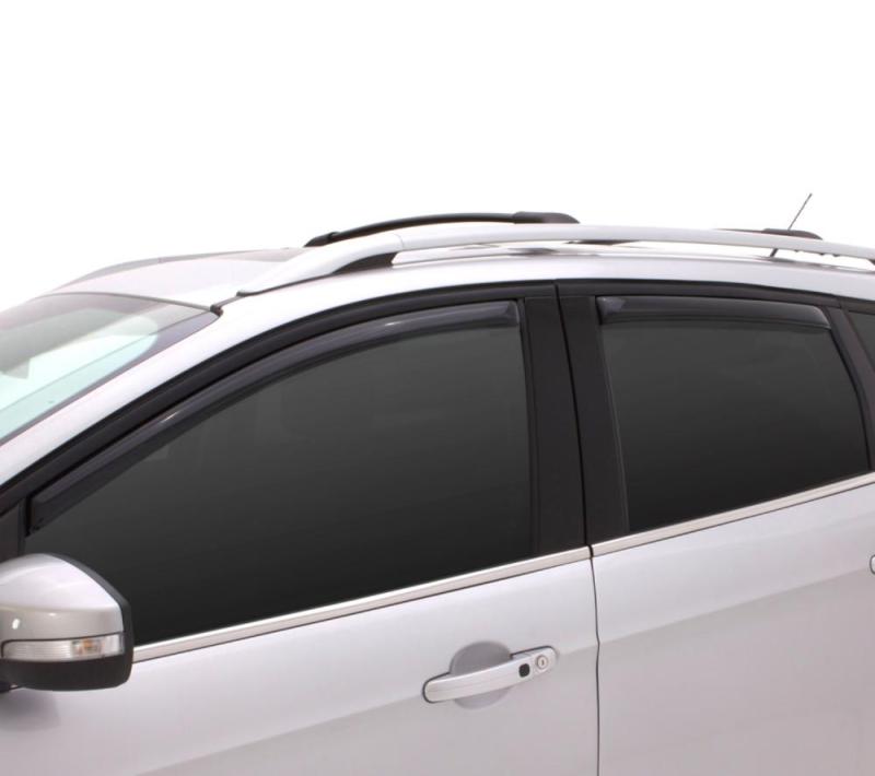 AVS 16-18 Mazda 2 Ventvisor In-Channel Front & Rear Window Deflectors 4pc - Smoke - Striker Modified