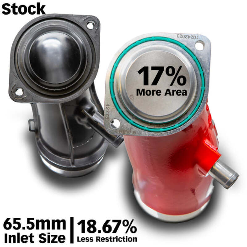 Banks Power 17-24 Chevrolet/GMC 2500/3500 6.6L Duramax L5P Monster-Ram Turbo Inlet Elbow - Natural - Striker Modified