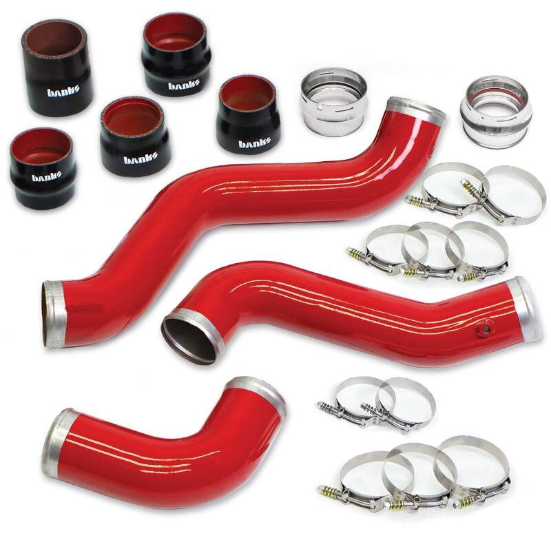 Banks Power 2020 GM 2500/3500 6.6L L5P Boost Tube Upgrade Kit - Red - Striker Modified