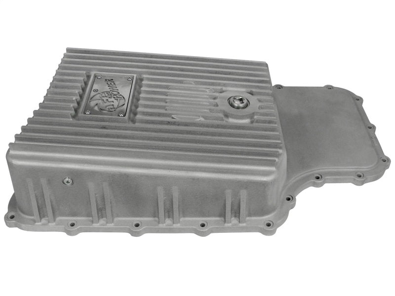 afe Transmission Pan (Raw); Ford Trucks 6R140 11-14 V8-6.7L (td) - Striker Modified