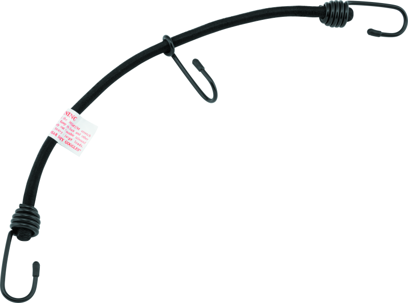 BikeMaster Bungee 18in Heavy Duty 3 Hook Black - Striker Modified