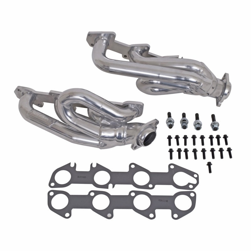 BBK 04-08 Dodge Ram 5.7 Hemi Shorty Tuned Length Exhaust Headers - 1-3/4 Silver Ceramic - Striker Modified