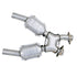 BBK 99-04 Mustang 4.6 GT / Cobra High Flow X Pipe With Catalytic Converters - 2-1/2 - Striker Modified
