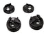 Energy Suspension 02-03 Nissan Sentra/200SX Black Motor Mount Insert Set (w/ Spec V 2.5L engine man - Striker Modified
