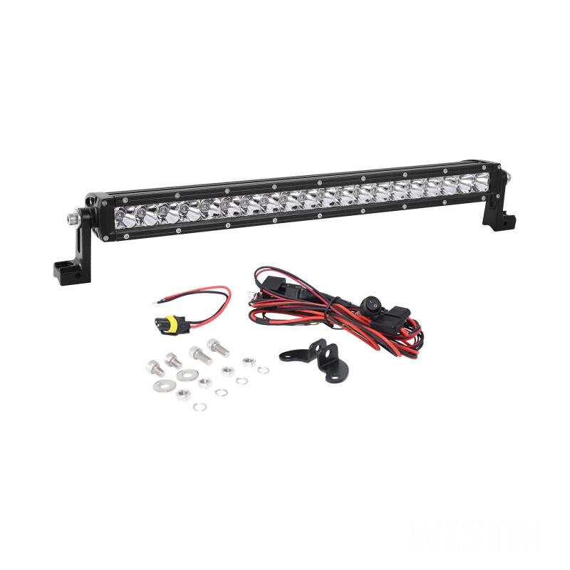 Westin Xtreme LED Light Bar Low Profile Single Row 20 inch Flex w/5W Cree - Black - Striker Modified