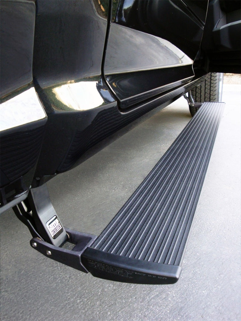 AMP Research 2018 Dodge Ram 1500/2500/3500 Regular/Crew/Mega Cabs PowerStep Plug N Play - Black - Striker Modified