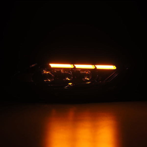 15-17 Ford Mustang/18-20 Mustang Shelby GT350/GT500 MK II NOVA-Series LED Projector Headlights Alpha-Black