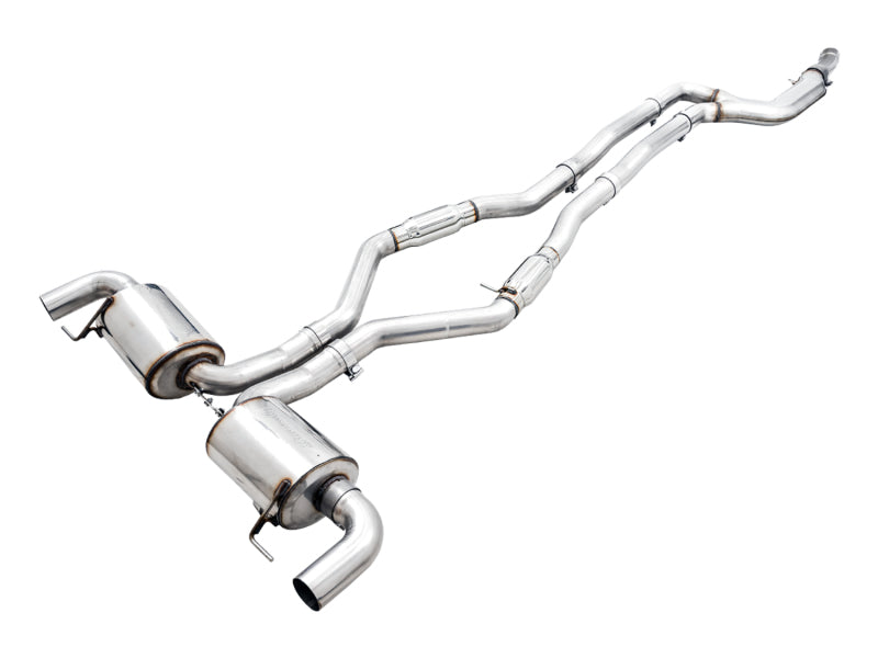 AWE Tuning 2019+ BMW M340i (G20) Resonated Touring Edition Exhaust (Use OE Tips) - Striker Modified