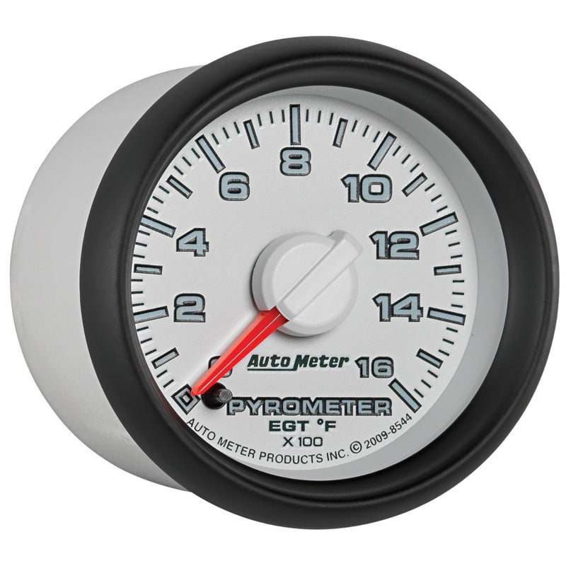 Autometer Factory Match 52.4mm Full Sweep Electronic 0-1600 Deg F EGT/Pyrometer Gauge - Striker Modified