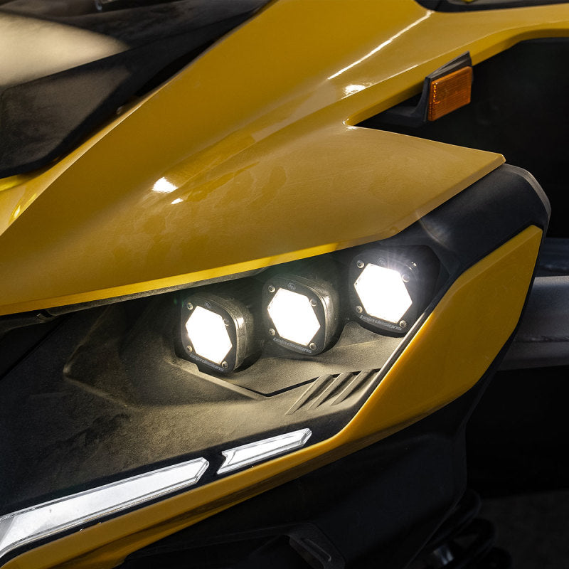 Baja Designs 2024 Can-Am Maverick R Triple S1 Unlimited Headlight Kit - Striker Modified