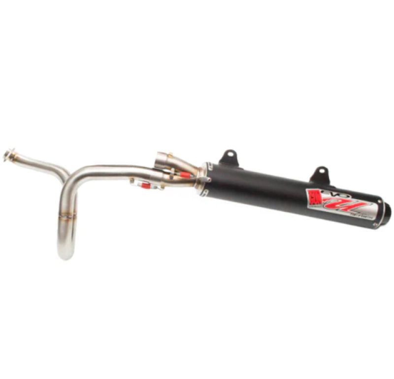 Big Gun 06-12 Kawasaki BRUTE FORCE 650 IRS EVO U Series Slip On Exhaust - Striker Modified