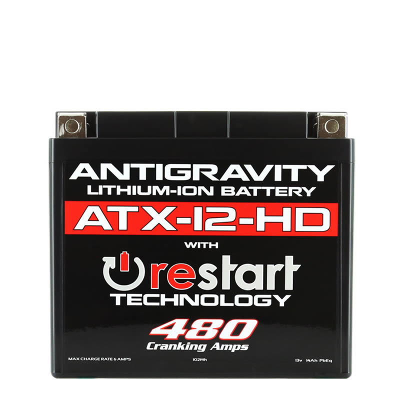 Antigravity YTX12 High Power Lithium Battery w/Re-Start - Striker Modified
