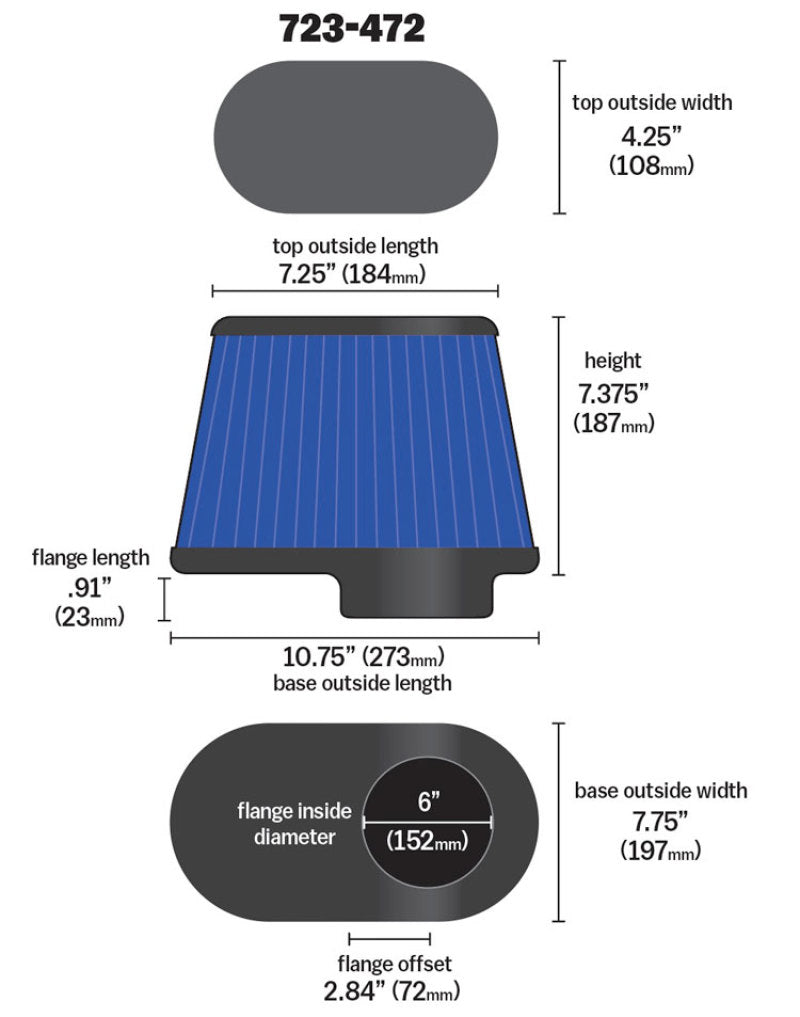 Airaid Kit Replacement Filter - Striker Modified