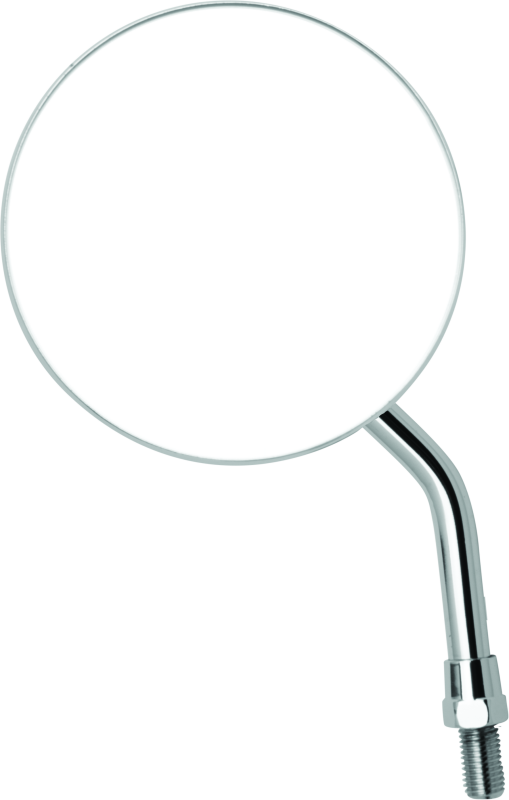 BikeMaster 4in Adjustable Round Mirror 10mm - Each - Chrome - Striker Modified