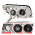 ANZO 06-09 Toyota 4 Runner Projector Headlights Plank Style - Black - Striker Modified