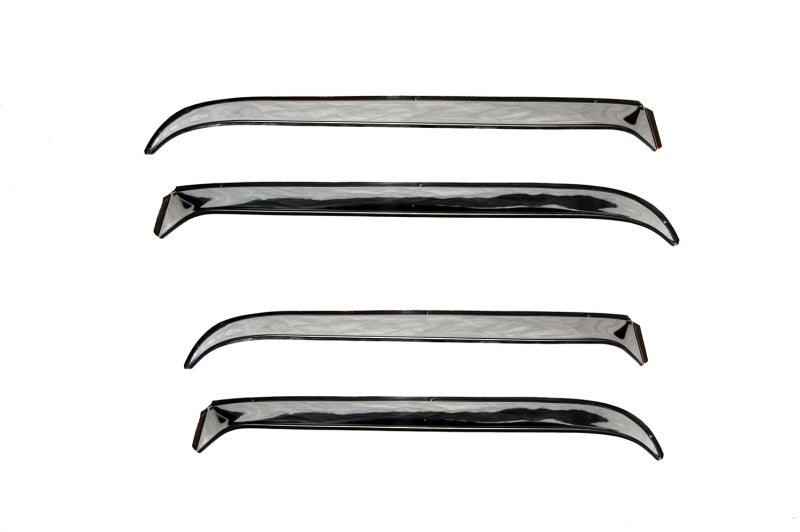 AVS 77-84 Buick Electra Ventshade Front & Rear Window Deflectors 4pc - Stainless - Striker Modified