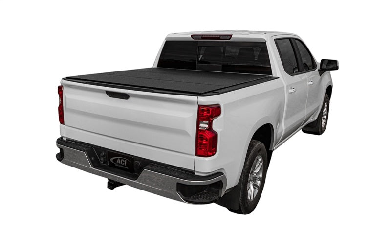 Access LOMAX Folding Hard Cover 17+ Ford Super Duty F-250/F-350/F-450 6ft 8in Box Black Urethane - Striker Modified