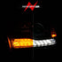 ANZO 09-18 Dodge Ram 1500/2500/3500 LED Plank Style Headlights Switchback + Sequential - Matte Black - Striker Modified