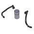 BBK 11-17 Ford Mustang GT Oil Separator Kit - Passenger Side - Striker Modified