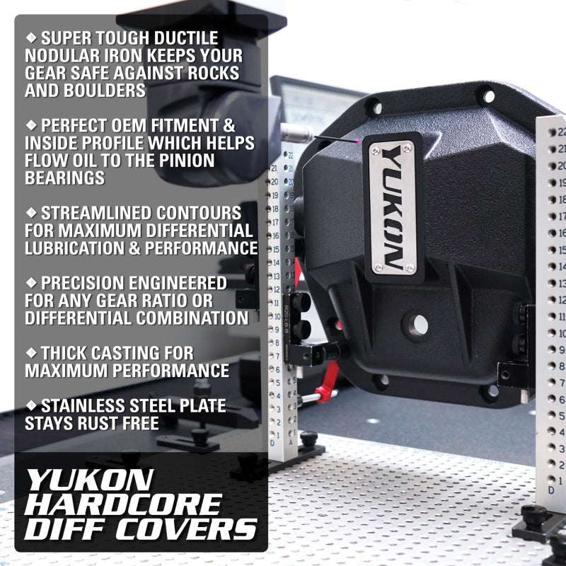 Yukon Gear Hardcore Diff Cover for 8.5inch GM Rear w/ 5/16inch Cover Bolts - Striker Modified