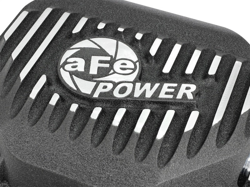 AFE Rear Differential Cover (Black Machined; Pro Series); Dodge/RAM 94-14 Corporate 9.25 (12-Bolt) - Striker Modified