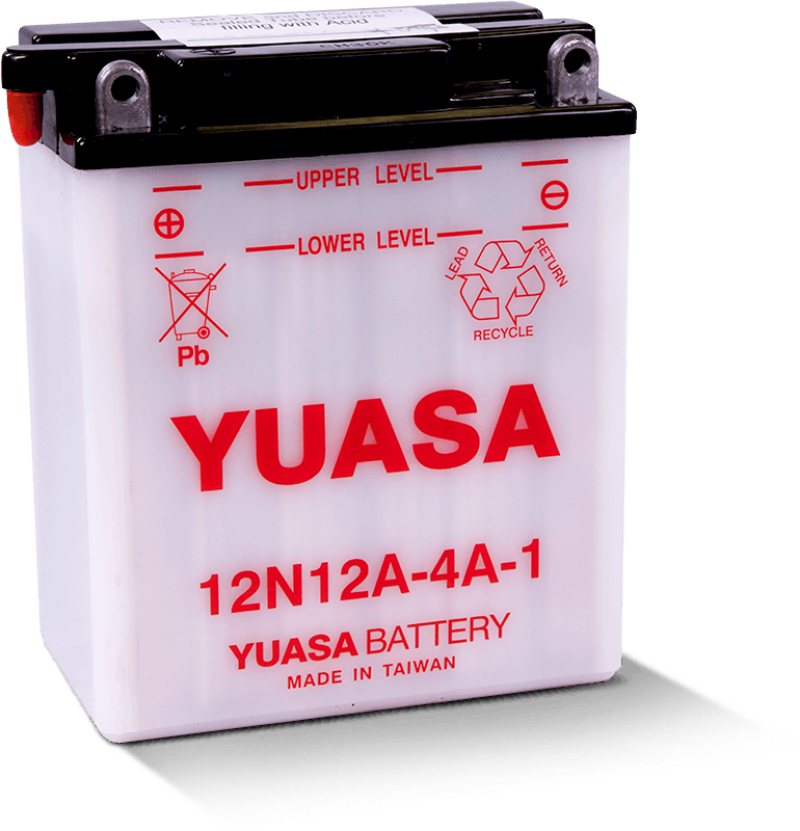 Yuasa 12N12A-4A-1 Conventional 12 Volt Battery - Striker Modified