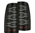 AlphaRex 99-06 Chevrolet Silverado/99-06 GMC Sierra LUXX-Series LED Tail Lights - Black