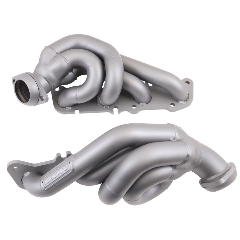 BBK 11-14 Ford F-150 Coyote 5.0 Shorty Tuned Length Exhaust Headers - 1-3/4in Titanium Ceramic - Striker Modified