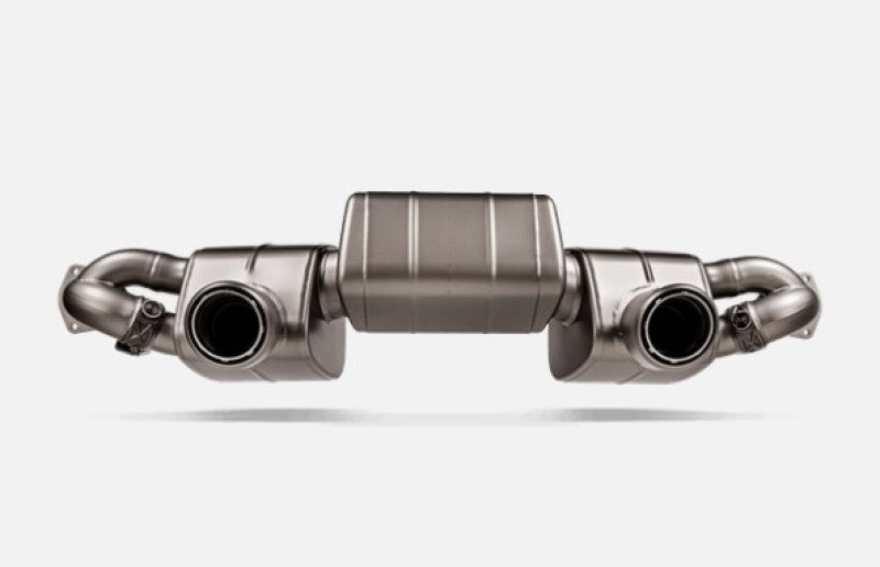 Akrapovic 2022+ Porsche 718 Cayman GT4 RS Slip-On Race Line (Titanium) - Striker Modified
