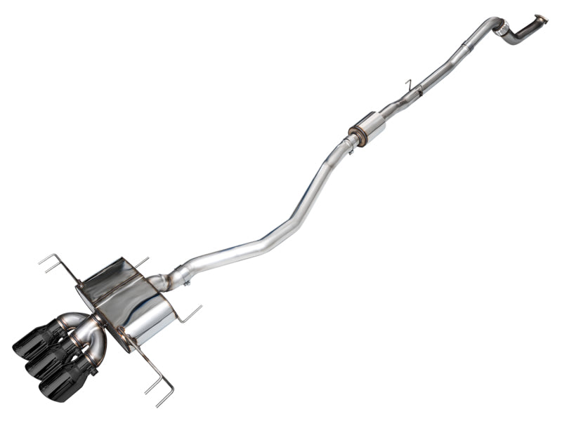 AWE Tuning 2023 Honda Civic Type R FL5 Touring Edition Exhaust w/ Triple Diamond Black Tips - Striker Modified