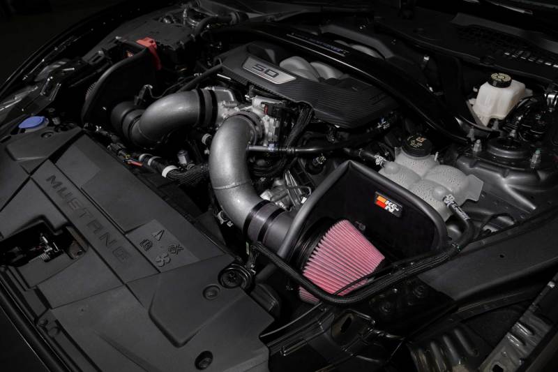 K&N 2024+ Ford Mustang V8 5.0L Typhoon Performance Air Intake System - Striker Modified