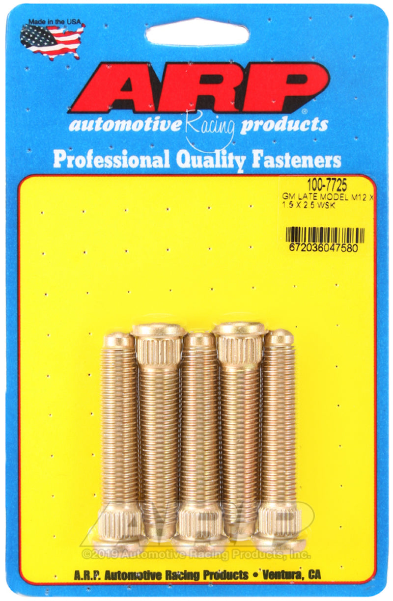 ARP Late Model GM M12x1.50inX2.50in Wheel Stud Kit - Striker Modified