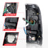 ANZO 1997-2003 Ford F-150 LED Tail Lights w/ Light Bar Black Housing Smoke Lens - Striker Modified