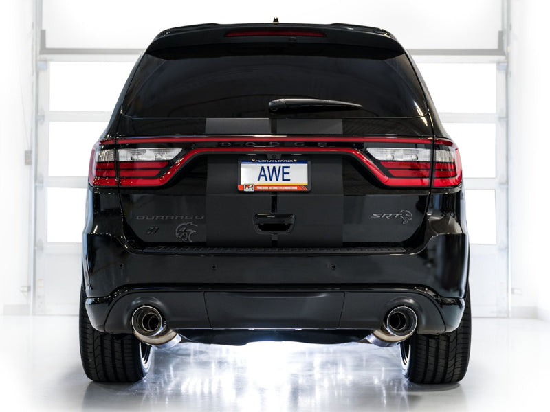 AWE Tuning 18-23 Dodge Durango SRT & Hellcat Touring Edition Exhaust - Chrome Silver Tips - Striker Modified