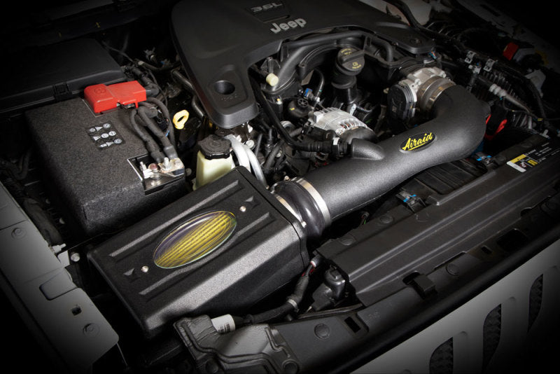 Airaid 18-21 Jeep Wrangler JL 3.6L V6 Performance Air Intake System - Non-woven Synthetic - Striker Modified