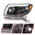 ANZO 06-09 Toyota 4 Runner Projector Headlights Plank Style - Black - Striker Modified