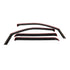 Westin 2000-2005 Ford Excursion Wade In-Channel Wind Deflector 4pc - Smoke - Striker Modified