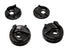 Energy Suspension 02-03 Nissan Sentra/200SX Black Motor Mount Insert Set (w/ Spec V 2.5L engine man - Striker Modified